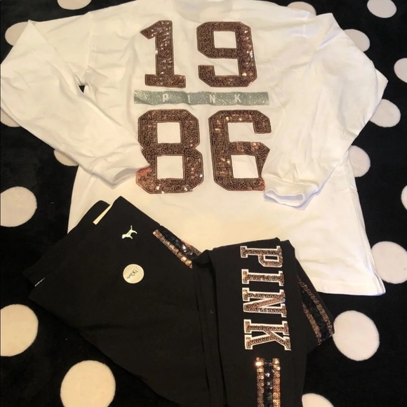 NWT VS PINK LARGE BLING SET - Picture 8 of 8